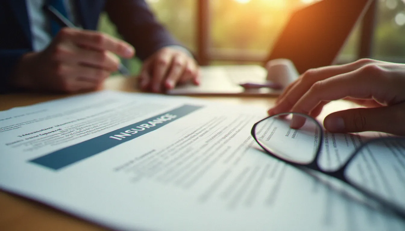 Des mains tenant un contrat d'assurance au Maroc avec un stylo, symbolisant l'importance de lire les clauses avant de signer pour éviter de surpayer