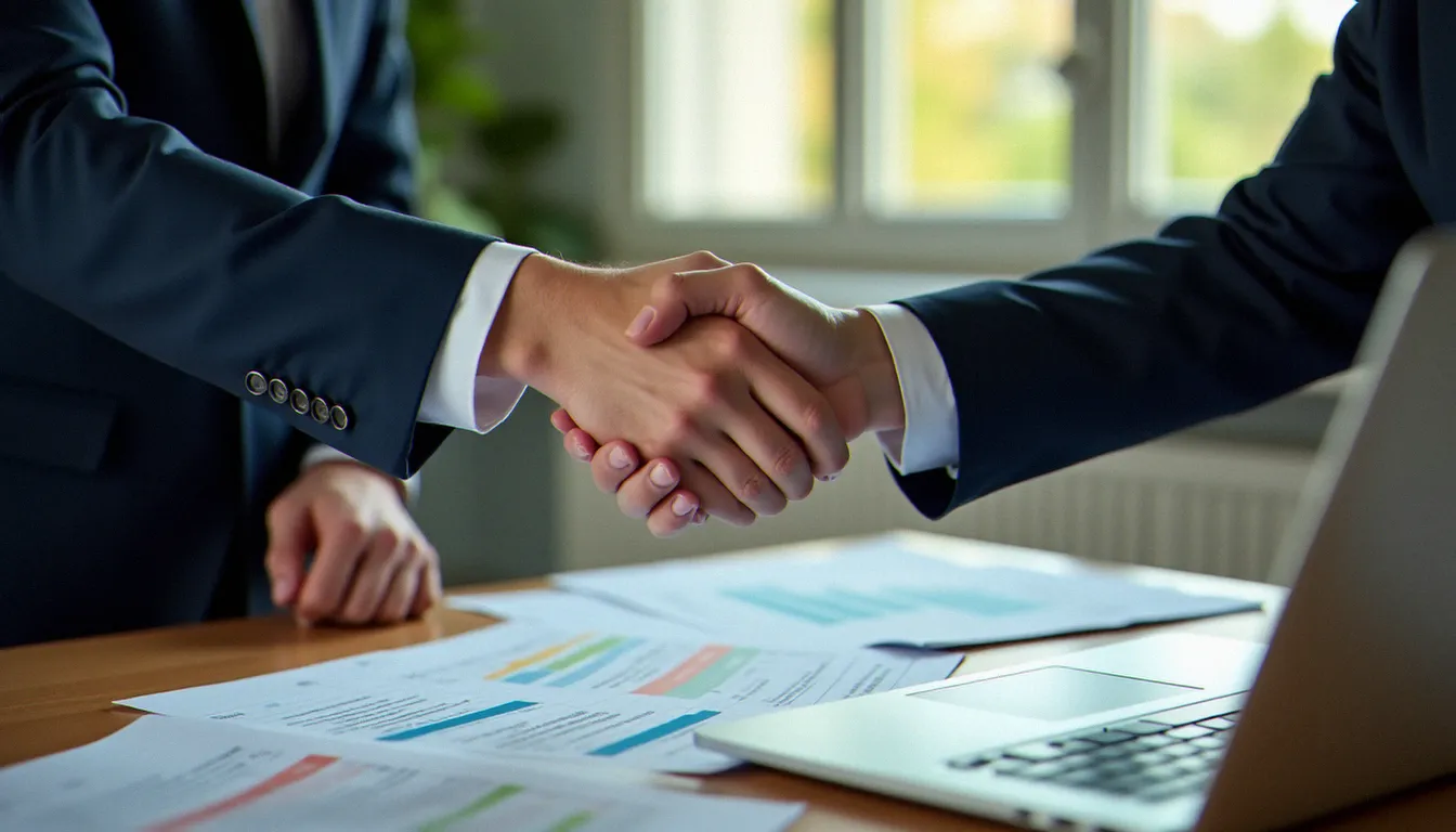 Signature d'un contrat d'assurance entre un courtier indépendant et son client professionnel
