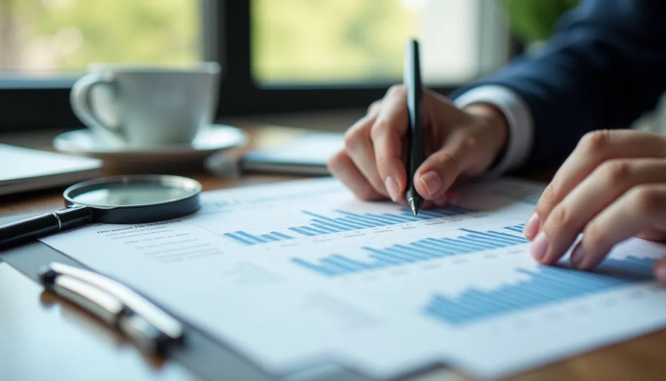 Mains comparant deux documents de contrats d'assurance vie côte à côte, symbolisant l'analyse des critères pour choisir la meilleure assurance vie