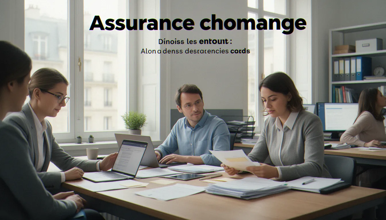 Illustration de assurance chômage